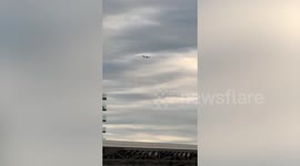 Housemates accidentally film each other from 2,500 feet apart