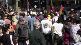 Australians protest Israel’s Gaza attacks for 100th consecutive week