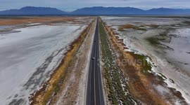 Bison, antelope captured on drone footage at Utah’s Antelope Island