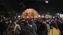 Tribute to Charlie Kirk in Hyde Park, Sydney, Australia