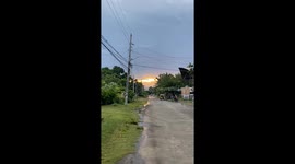 Strange Sunset Glitch Amazes Residents in Digos City
