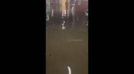 Japan: Heavy Rain Hits Northern Mie Prefecture, Dozens of Cars Damaged in Yokkaichi
