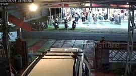 Shoppers flee as earthquake rattles market in Indonesia