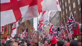 UK: Tommy Robinson Leads Massive Far-Right March in London