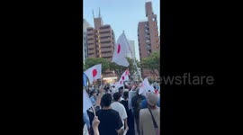 Japan: People in Osaka Protest Against Immigration