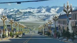 Qilian Mountain with Snow Cover