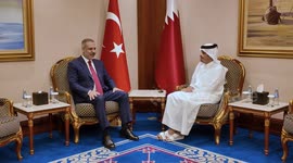 Turkish Foreign Minister meets Qatari counterpart in Doha