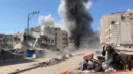 MOMENT - Israeli army destroys Gaza’s tallest tower after evacuation order