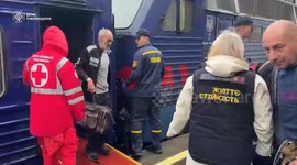 Eighteenth evacuation train from Donetsk arrives in Rivne region