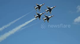 Air Force Thunderbirds Dazzle Crowds at Joint Base Andrews Air Show