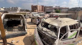 Israeli strikes leave many ambulances in Gaza out of service