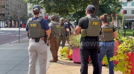 FBI and police arrest man near White House in Washington DC