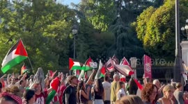 Pro-Palestinian Protest In Madrid Forces Cancellation Of Vuelta A España Final