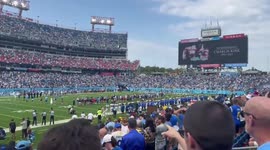 US: Tennessee Titans Hold Moment Of Silence For Charlie Kirk