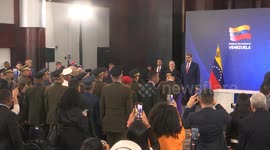 Venezuela: Venezuela's President Nicolas Maduro deliver remarks in Caracas