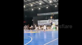 World's unluckiest player? Basketball shot bounces off opponent giving rivals buzzer-beater win