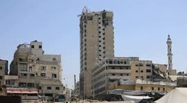 Gaza's tallest building destroyed by Israeli airstrikes