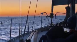 Aid Flotilla Sails To Break Gaza Siege
