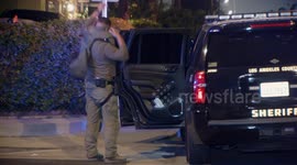 US, Los Angeles: Maywood SWAT Team Arrests Armed Barricaded Man With Sound On Tape English And Spanish