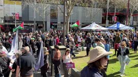 Australia: 100th consecutive Palestine solidarity march in Melbourne