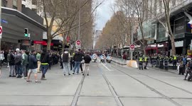 Australia: ‘No Room For Racism’ rally moves through the streets of Melbourne