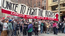 Australia: ‘No Room For Racism’ rally is held in Melbourne
