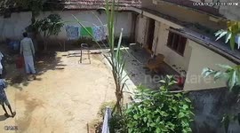 LPG cylinder explodes and blows roof off family home