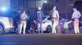 US, Los Angeles: Gardena Police Pursuit Crash