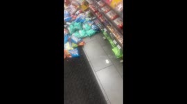 Grown Man Throws Tantrum On Convenience Store Floor