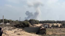 Palestinians continue to flee south as Israel intensifies strikes on northern Gaza