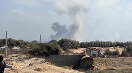 Palestinians continue to flee south as Israel intensifies strikes on northern Gaza