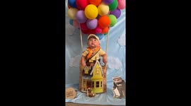 Baby Dressed as Russell from Up