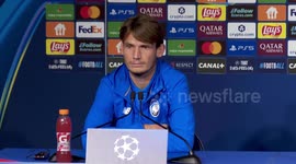 France: Atalanta head coach Juric speaks at press conference before PSG match