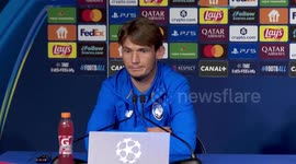 France: Atalanta player Roon speaks at press conference before PSG match