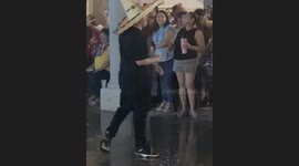 Mexicans shout the cry of independence by dancing drunkenly in the rainwater at the traditional Mexican bar Club Obregon in Hermosillo, Sonora, Mexico.