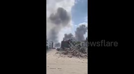 Situation in Gaza City amid Israeli attacks