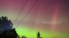 Spectacular Aurora Borealis Lights Up Northern Maine Skies