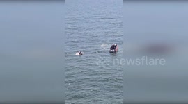 US: Coast Guard Rescues Three Boaters From Capsized Vessel Off Texas Coast