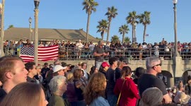 US: Thousands Gather for Vigil for Charlie Kirk in Huntington Beach, California 2