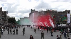 Mexico: Military parade held in Mexico as part of Independence Day celebrations