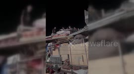 Families Flee North as Israeli Bombardments Pound Gaza