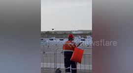 Flying electric taxis have mid-air crash at trade show in China