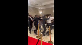 Woman stumbles while dancing at matric farewell in Pretoria, South Africa