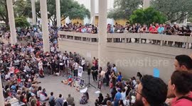 Vigil for Charlie Kirk held at UTSA in San Antonio, Texas, USA