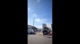 Tactical medics training center hit in Kharkiv, Ukraine