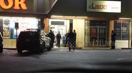 US, Los Angeles: North Hills Shots Fired Inside Liquor Store Bathroom