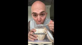 Natural coconut jello in Bali goes viral — TikTok clip hits 2M views