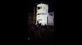 UK: Images of Trump, Epstein projected on to Windsor Castle, Arrests Made