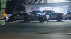US, Los Angeles: South El Monte Possible Burglary at Smoke Shop