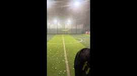 Strong rain, wind, and hail in Beijing, China